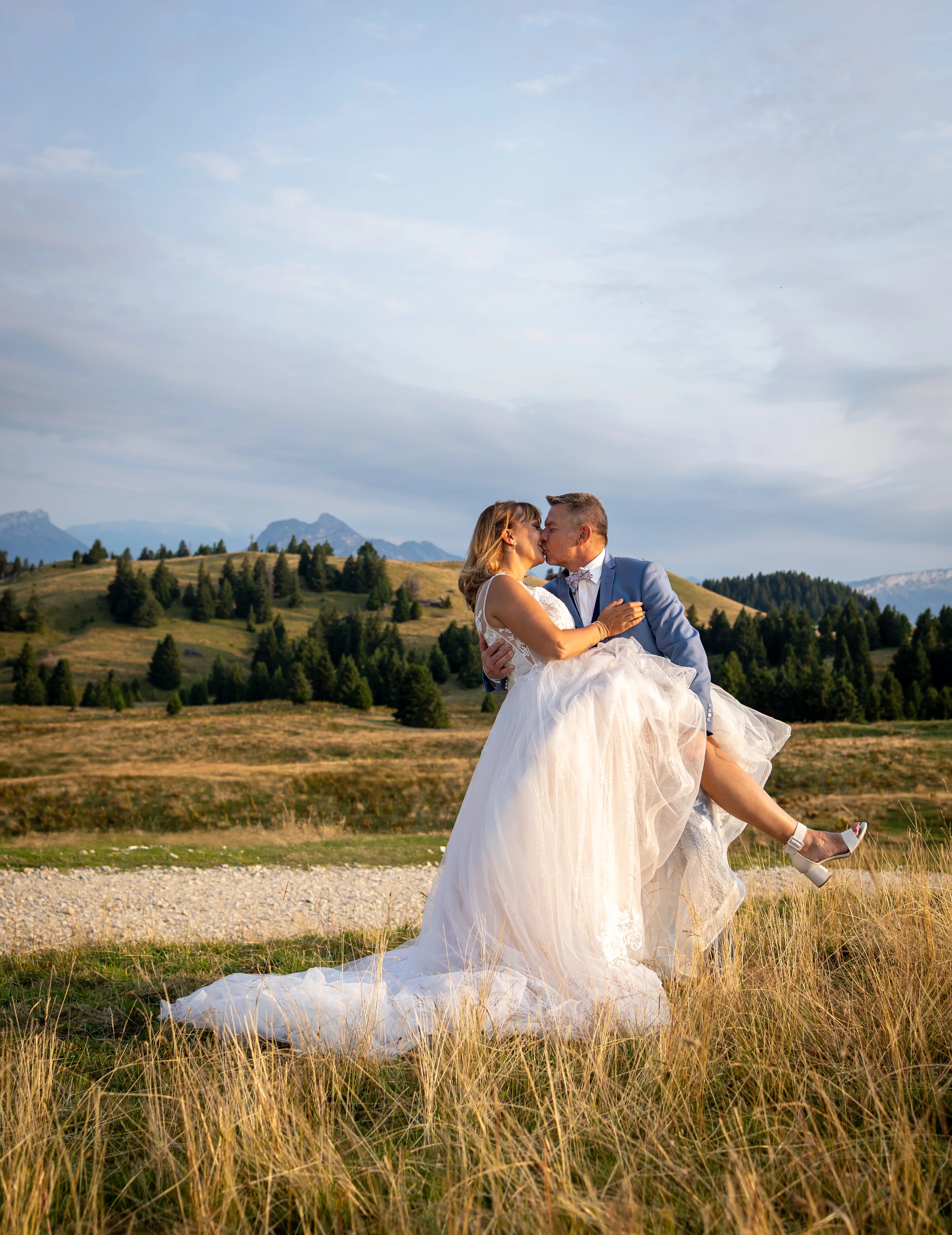photo de couple mariage photographié par Marine Bourely photographe